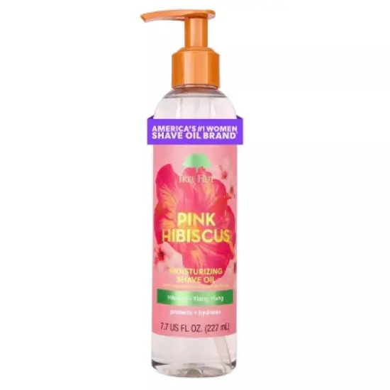 Tree Hut Pink Hibiscus Bare Moisturizing Shave Oil - 7.7 fl oz image {2}