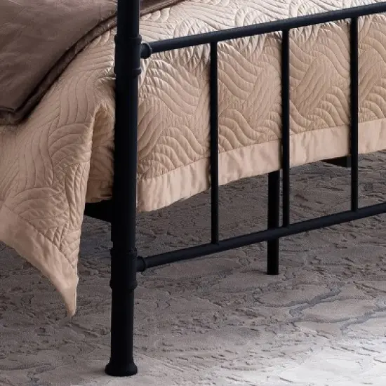 Mowry Industrial Iron Bed - Christopher Knight Home image {3}