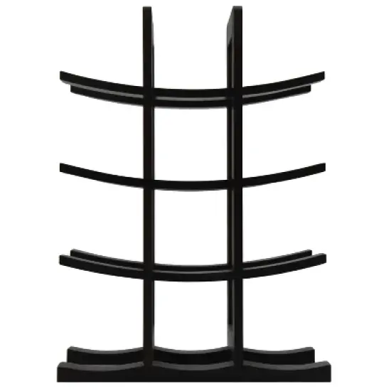 Oceanstar 12-Bottle Dark Espresso  Wine Rack image {1}
