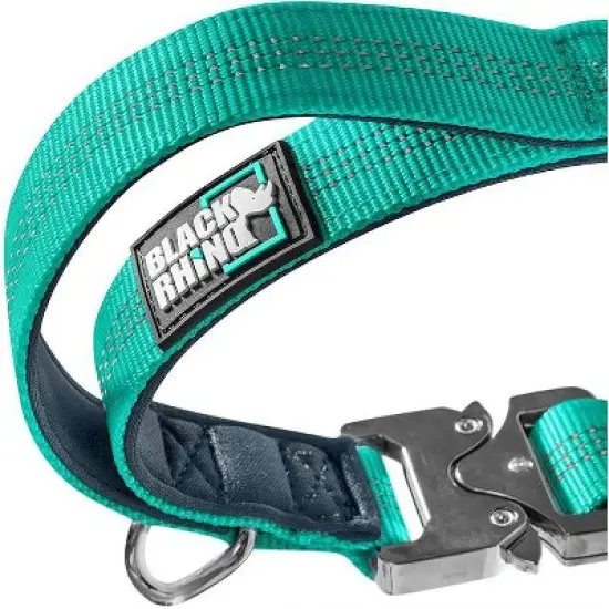 Black Rhino Tactical Neoprene Padded Dog Collars image {1}