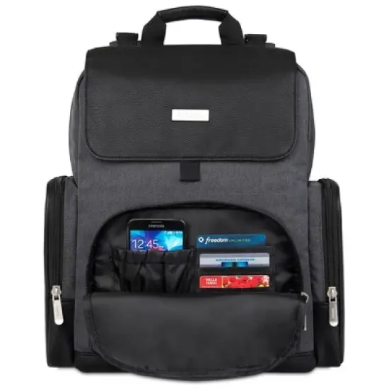 Baby Brezza Dante Back Pack Diaper Bag - Black image {4}