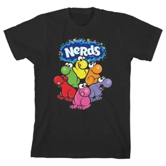 Nerds Candy Nerd Group Boy's Black T-shirt image {6}