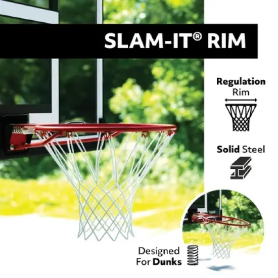 Lifetime Adjustable In-Ground Basketball Hoop (52-Inch Polycarbonate) - 90270 image {3}