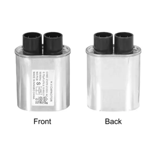 Unique Bargains High Voltage Oval Capacitor 2100VAC Microwave Capacitor Replacement image {2}