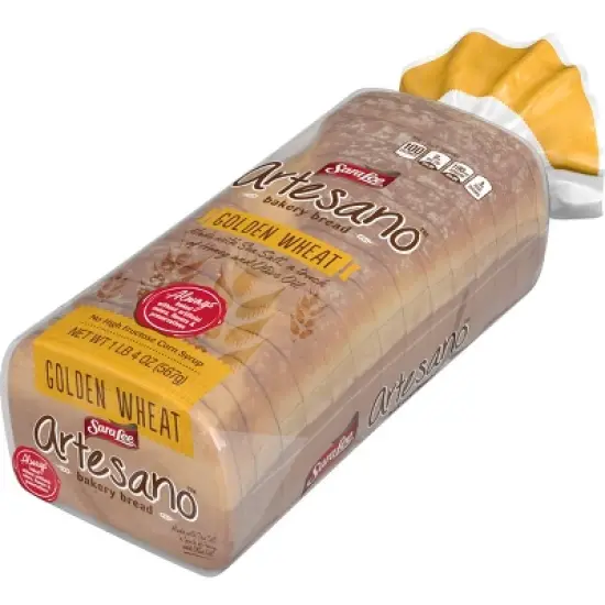 Sara Lee Artesano Golden Wheat Bread - 20oz image {6}