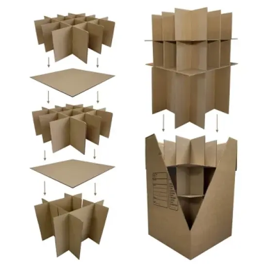 UBMOVE Kitchen Packing Boxes & Supplies Kit #2 - 2 Kitchen Boxes & Partitions image {5}