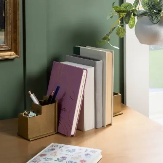 240 Sheet College Ruled Journal 7.75"x5.5" Bookbound Floral - Threshold&trade; image {1}