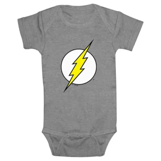 Infant's Justice League Classic Flash Logo Onesie image {2}