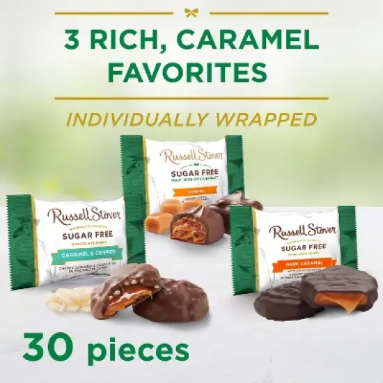 Russell Stover Sugar Free Candy Assorted Caramels - 15.3oz image {2}