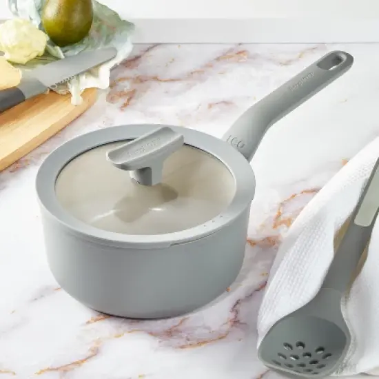 BergHOFF Balance 11Pc Nonstick Ceramic Cookware Set With Glass Lid, Recycled Aluminum image {6}