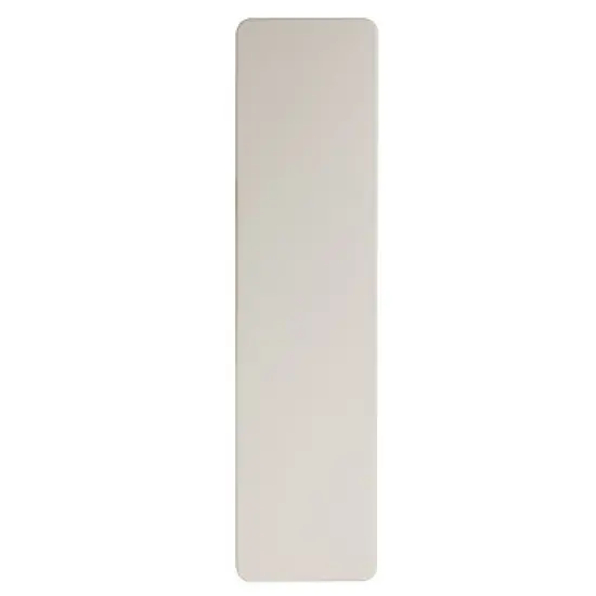 Emma and Oliver 6-Foot Rectangular White Plastic Folding Table with Locking Legs for Training or Seminars image {3}