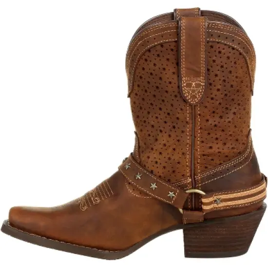 Women's Durango Ventilated Shortie Boot, DRD0375, Brown image {4}
