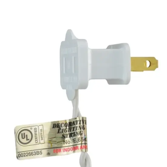 Northlight Mini Christmas Light Set - Red White and Blue - 10' White Wire - 50ct image {6}