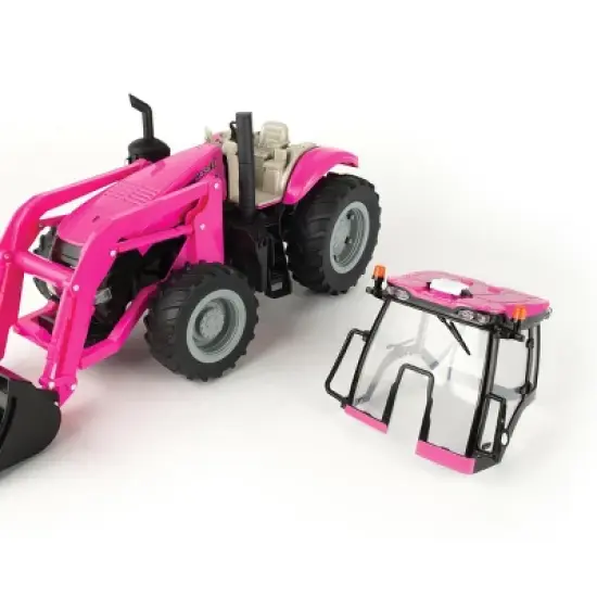 1/16 Big Farm Case IH Magnum PINK Tractor with Loader and Lights & Sounds, 47430 image {4}