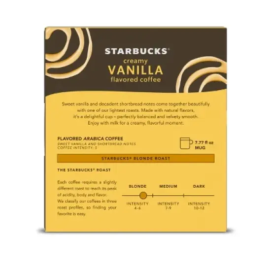 Starbucks by Nespresso VL Creamy Vanilla Capsules  image {1}
