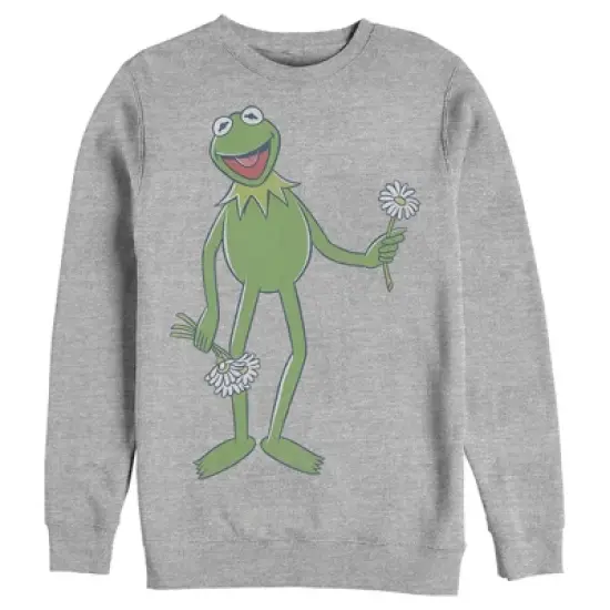 Men's The Muppets Kermit Flower Bouquet Sweatshirt image {4}