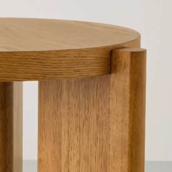 Natural Wood Accent Table - Hearth & Hand&trade; with Magnolia image {4}