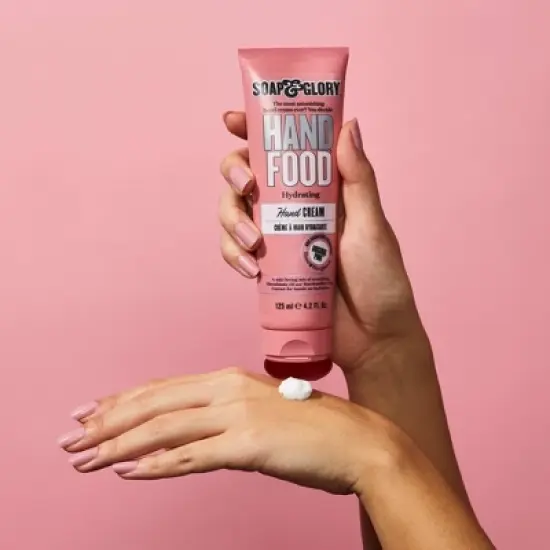 Soap & Glory Hand Food Hydrating Hand Cream - Original Pink Scent - 4.2 fl oz image {2}