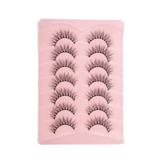 Unique Bargains 5D False Eyelashes Black 7 Pairs image {6}