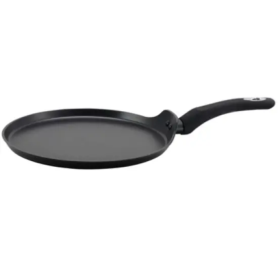 Oster Allston 11 in. Round Pancake Tawa Pan in Black image {2}