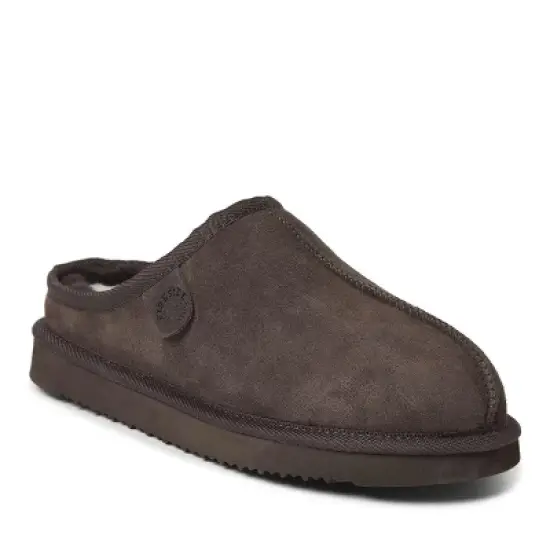 Fireside By Dearfoams Men's Grafton Genuine Shearling Clog image {5}