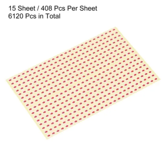 Unique Bargains Industrial Work Inspection Indicator Long Arrow Self-Adhesive Labels 0.2" Dia Red image {2}