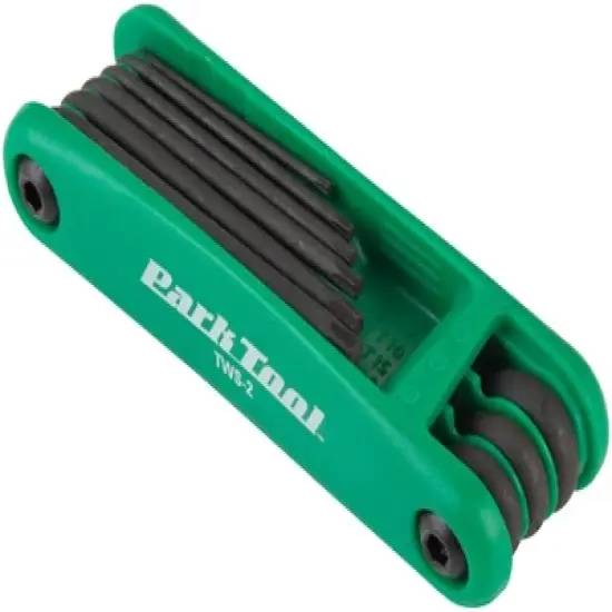 Park Tool TWS-2 Folding Torx Wrench Set 9 Sizes Bike Repair Tool image {1}