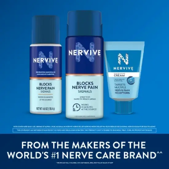 Nervive Lidocaine HCL 4% Nerve Relief Roll-On - 4.6oz image {5}