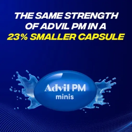 Advil Ibuprofen PM Liquid NSAID Gelcaps - 80ct image {5}