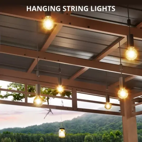 Arceso Hardtop Gazebo, Outdoor Pergola with Metal Roof, Wooden Frame & Permanent Patio Canopy, Pavilion Grill Gazebo for Patio, Backyard, Garden image {2}