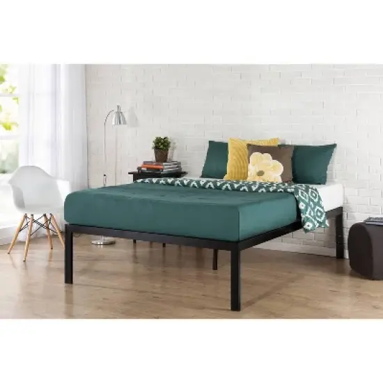 Lorrick Quick Snap&reg; Platform Bed Frame Black - Zinus image {1}