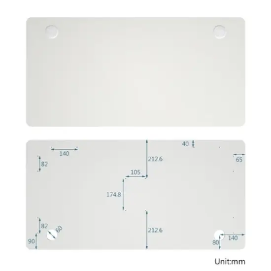 Costway 48'' Universal One-Piece Tabletop for Standard & Sit to Stand Desk Frame image {1}