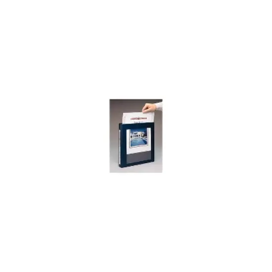 Avery Framed View Heavy-Duty Binder w/Locking 1-Touch EZD Rings 1" Cap Navy Blue 68055 image {2}