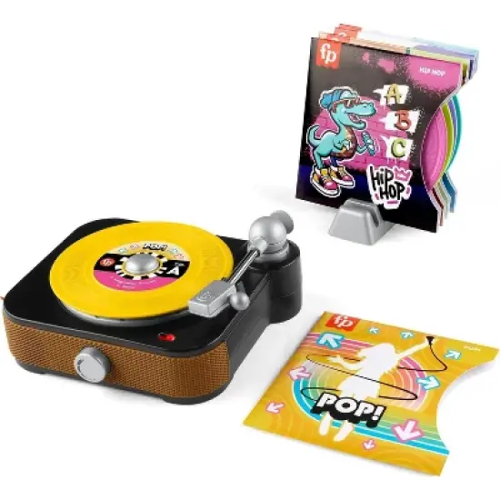 Fisher-Price Rockin&rsquo; Record Player Musical Toy with Turntable for Toddlers image {6}