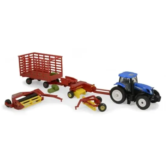 ERTL 1/64 Haying Set With New Holland T7.270 Tractor 13861 image {1}