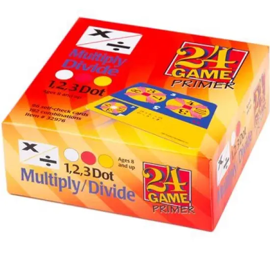 24 Game Cards Multiply / Divide Primer, 96 Card Set image {1}