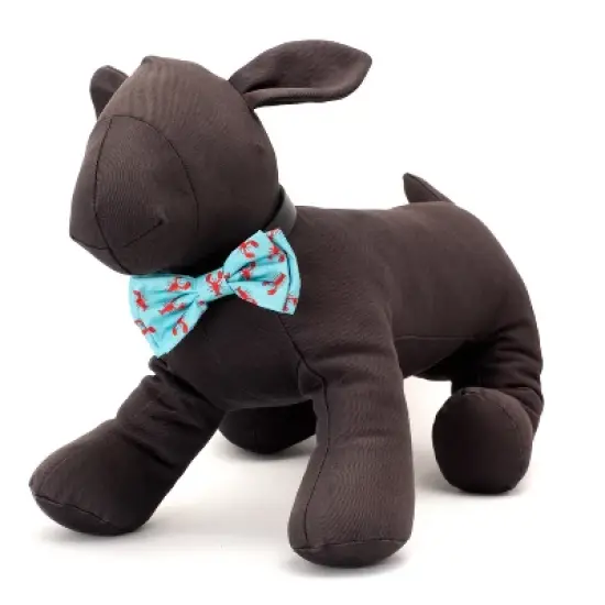 The Worthy Dog Lobsters Bow Tie Adjustable Collar Attachment Accessory image {2}