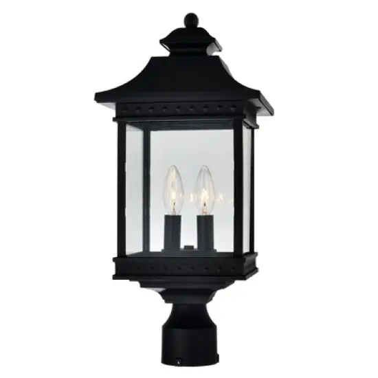 CWI Lighting,Cleveland 2 Light Black Outdoor Lantern Head image {6}
