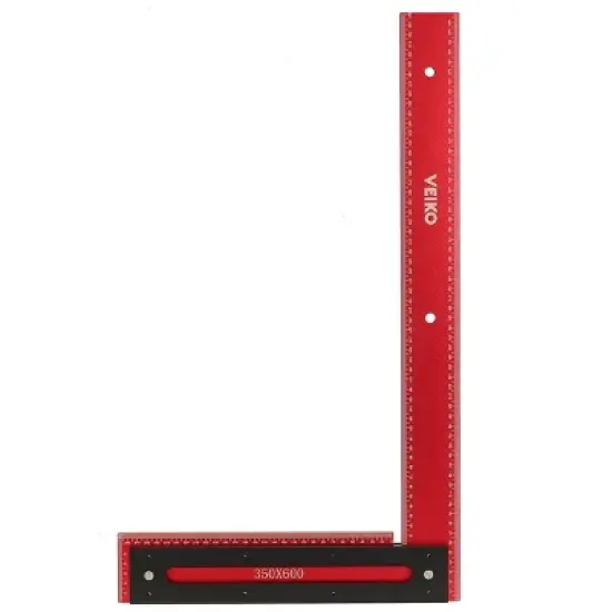 GOTGELIF 600mm Carpenter Square Framing Right Angle Ruler for Woodworking image {6}