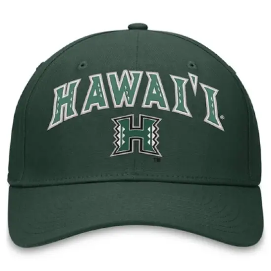 NCAA Hawaii Rainbow Warriors Structured Canvas Hat image {1}