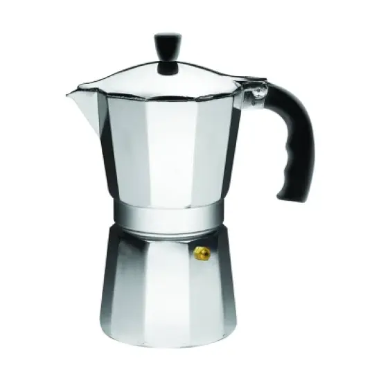 IMUSA 3 Cup Aluminum Stovetop Coffeemaker: Manual Espresso Maker, Gray, No Filter Needed, Hand Wash, 8 oz Capacity image {6}