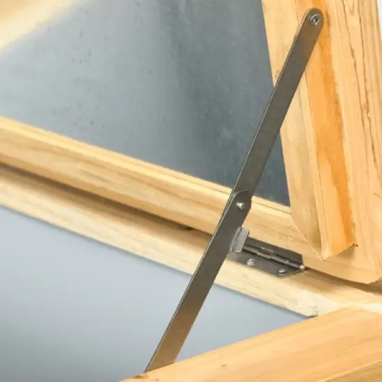 Outsunny Wooden Patio Cooler with Bottle Opener, 54Qt. Outdoor Beverage Cooler, Natural image {4}