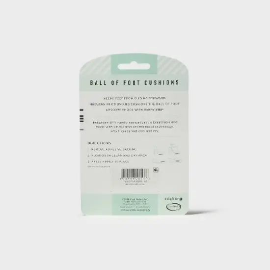 Fab Feet Women's by Foot Petals Ball of Foot Insoles Shoe Cushion Khaki - 3 pairs image {4}