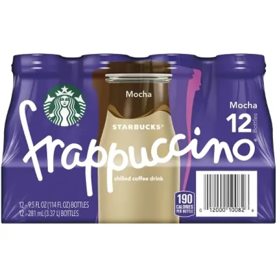 Starbucks Frappuccino Mocha Coffee Drink - 12pk/9.5 fl oz Bottle image {3}