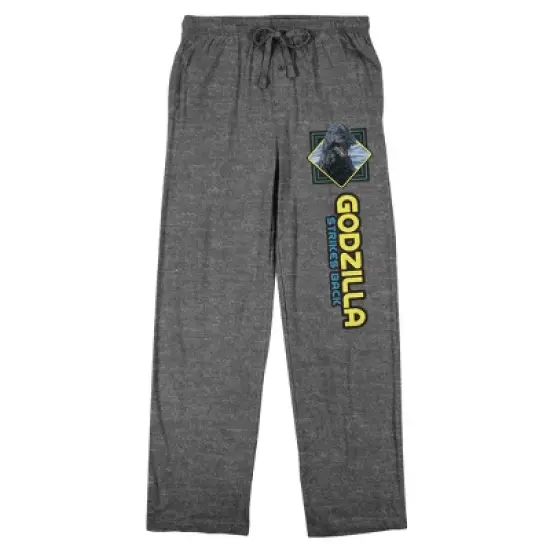 Godzilla Strikes Back Men's Athletic Heather Sleep Pajama Pants image {8}