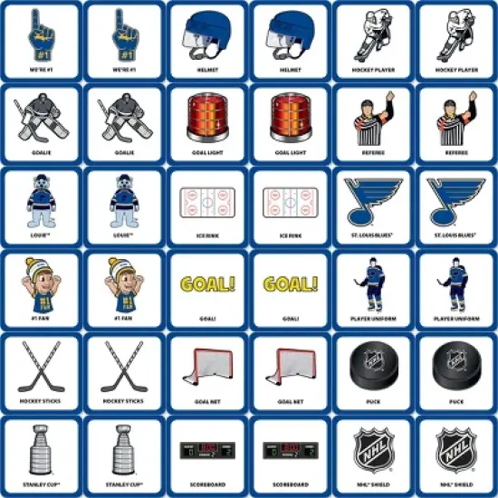 MasterPieces Officially Licensed NHL St. Louis Blues Matching Game for Kids and Families image {2}