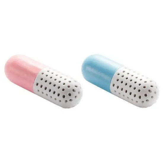 2pcs/Pack Multifunctional Capsule Shoe Deodorizer(Blue) image {1}