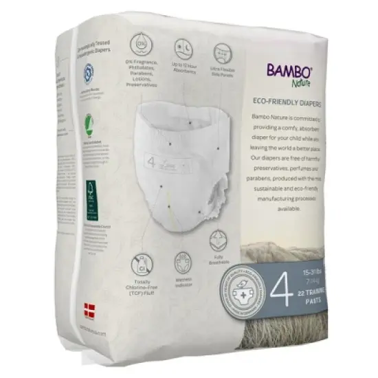 Bambo Nature Dream Unisex Training Pants, Size 4 image {1}