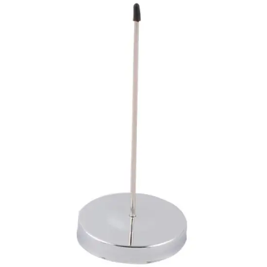 Unique Bargains Base 7.5cm Diameter Stainless Steel Bill Receipt Note Paper Order Memo Holder Spike Stick image {3}