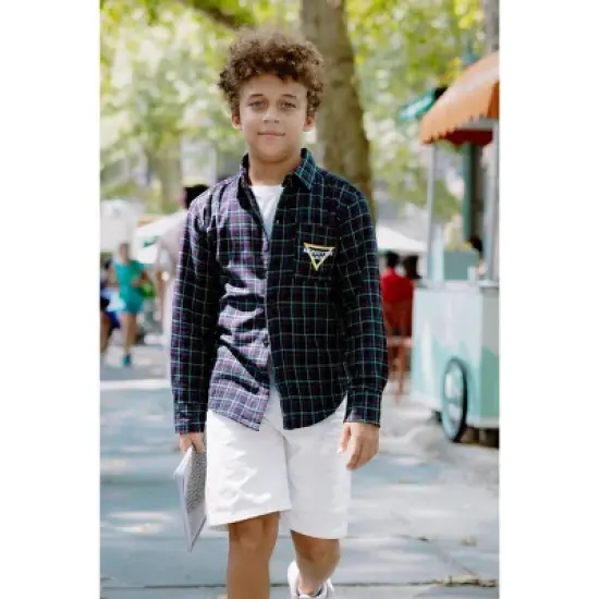 Monster Jam Truck Flannel Matching Family Button Down Dress Shirt Toddler image {6}